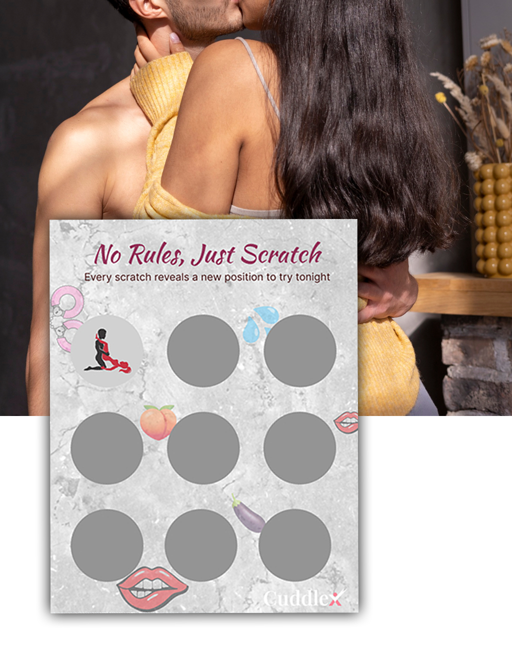 Romantic Position Scratch Cards